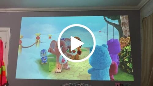 Customer video review of Full HD Mini Portable Projector
