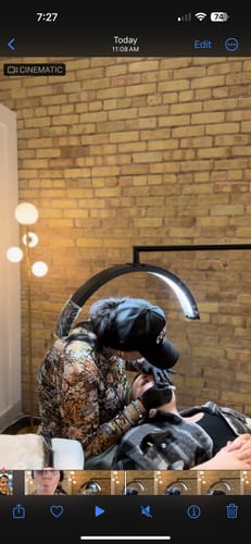 Customer photo review of CosmoGlo Original Light Bundle + Phone Clip