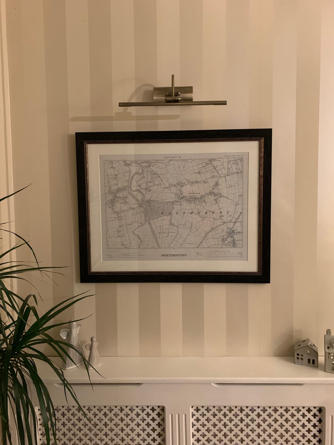 Customer photo review of Personalised Old Map - Make Your Own 1800s and 1900s Ordnance Survey Postcode & Street Map