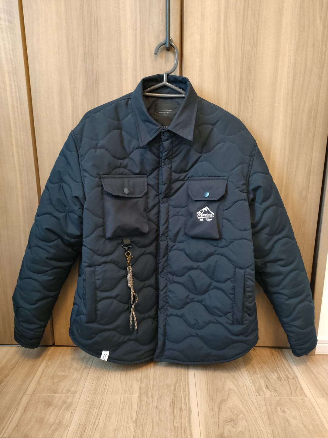 Customer photo review of 機能4ポケット　中綿入りキルティングジャケット
