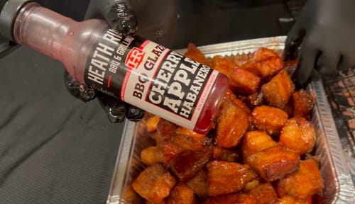 Customer photo review of Cherry Apple Habanero BBQ Glaze