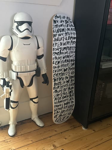 Customer photo review of FAMILY MANTRA SKATEBOARD