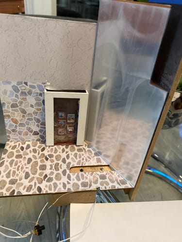 Customer photo review of Sea Breeze DIY Crafts Book Nook Shelf Decor