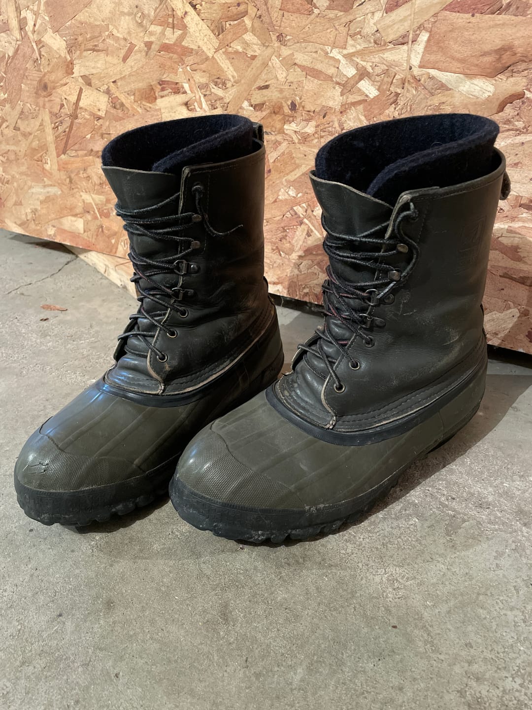 Customer photo review of Wool Felt Replacement Boot Liners (826 BB)
