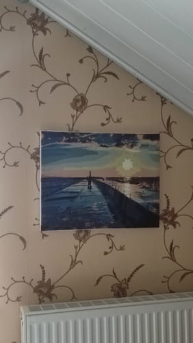 Customer photo review of Malen nach Zahlen - Ostsee - Liebespaar