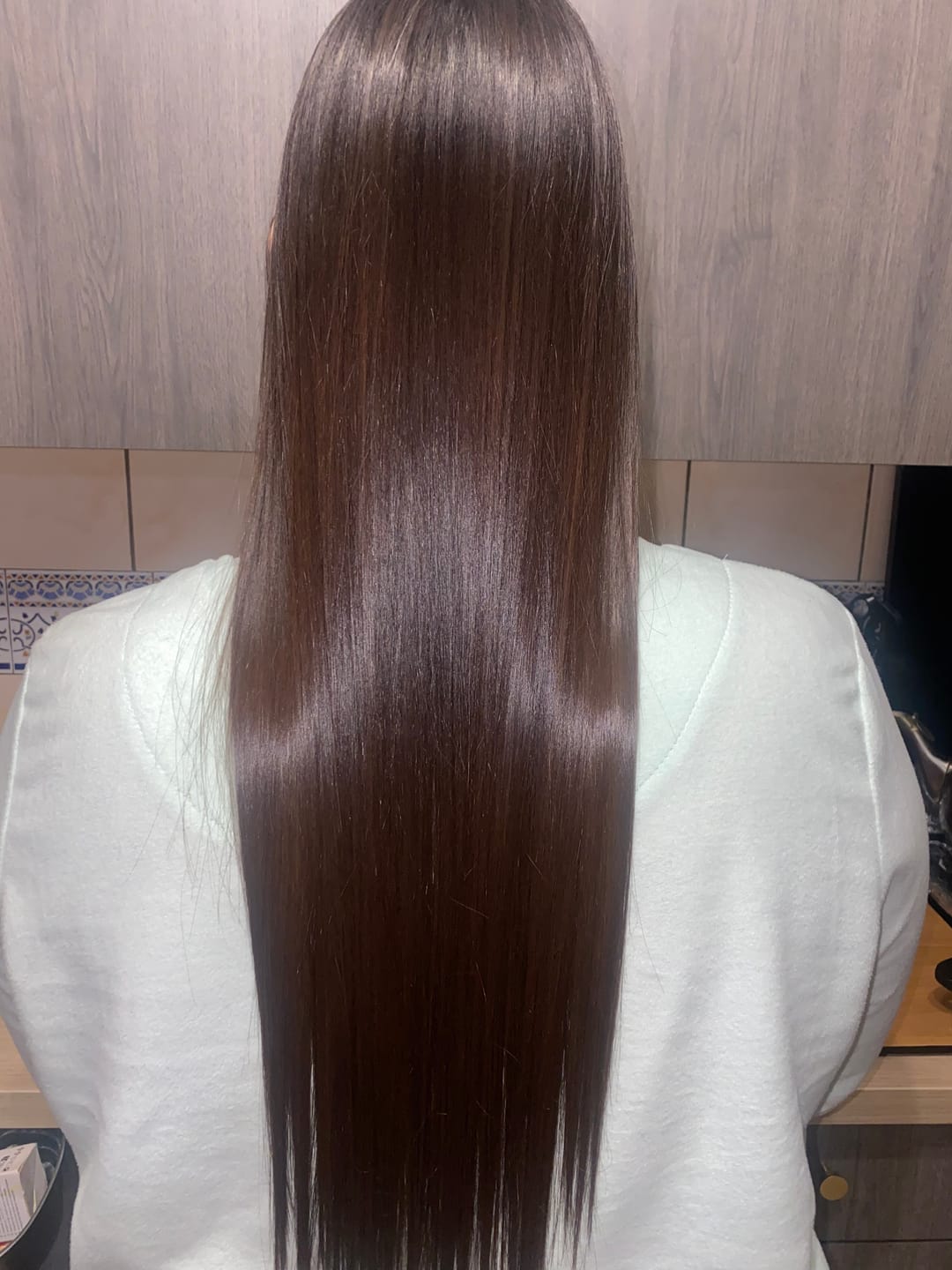 Customer photo review of Lissage indien 200ml deby hair + 50ml shampoing préparation + soin Masque offert
