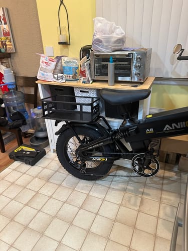 Customer photo review of Rear Cargo Basket