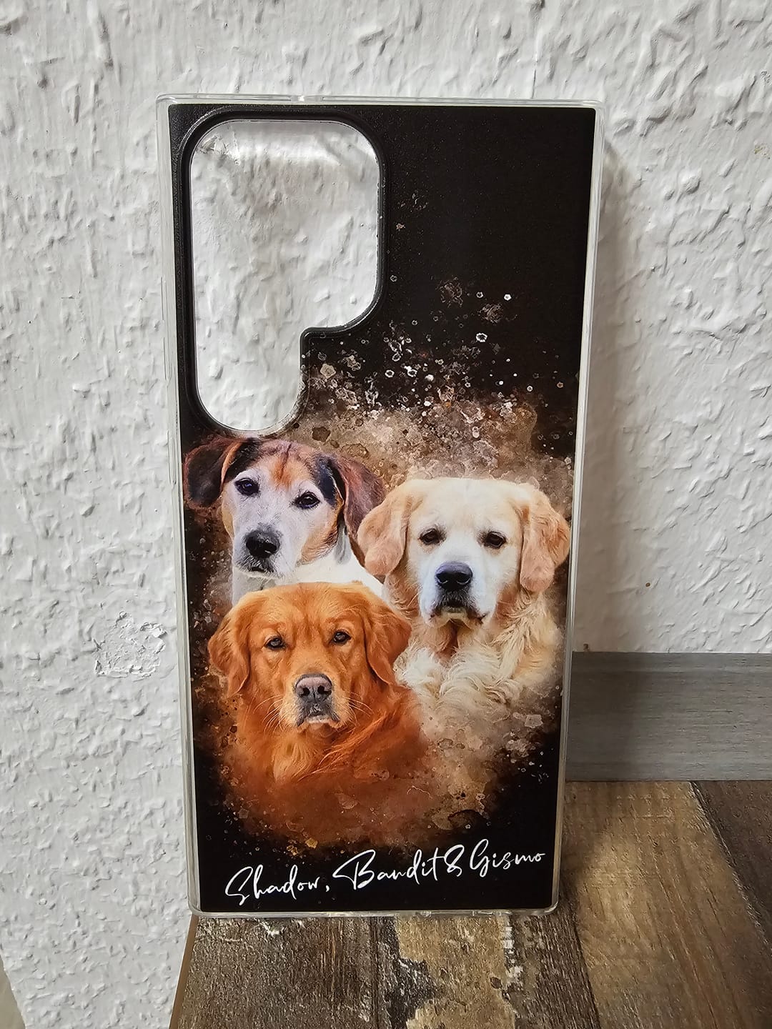 Customer photo review of Personalisierte Portrait Handyhülle – Aquarell Stil