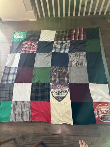 T-shirt quilt with fashion, textiles themes by David from NJ