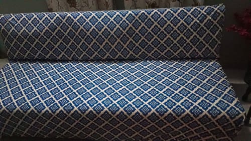 Customer photo review of Traditional Blossom Elastic Sofa Slipcovers