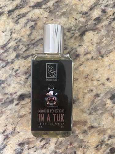 Customer photo review of Midnight Rendezvous in a Tux