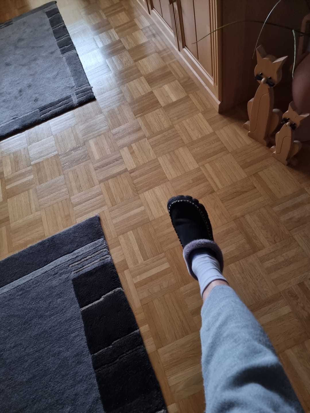 Customer photo review of Home Pro - warme Barfuß-Hausschuhe