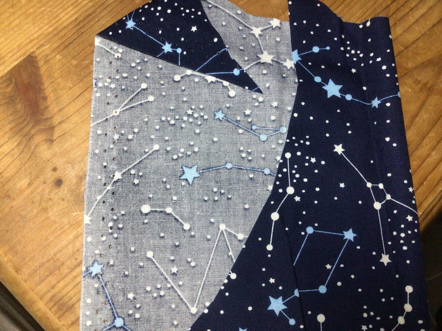 Customer photo review of Stars Constellation Rose & Hubble Cotton Poplin Fabric