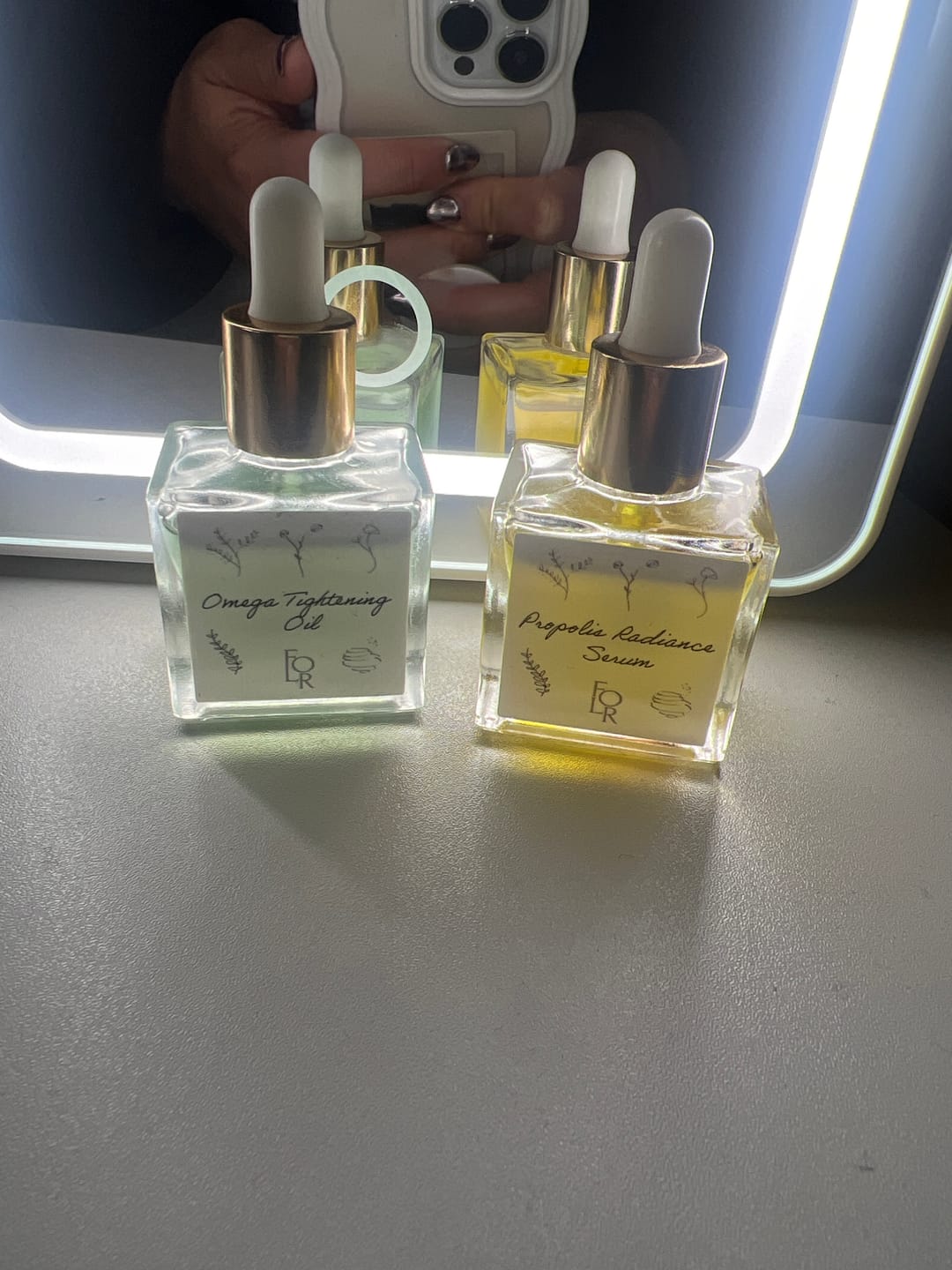 Customer photo review of Mini Serum Duo Set