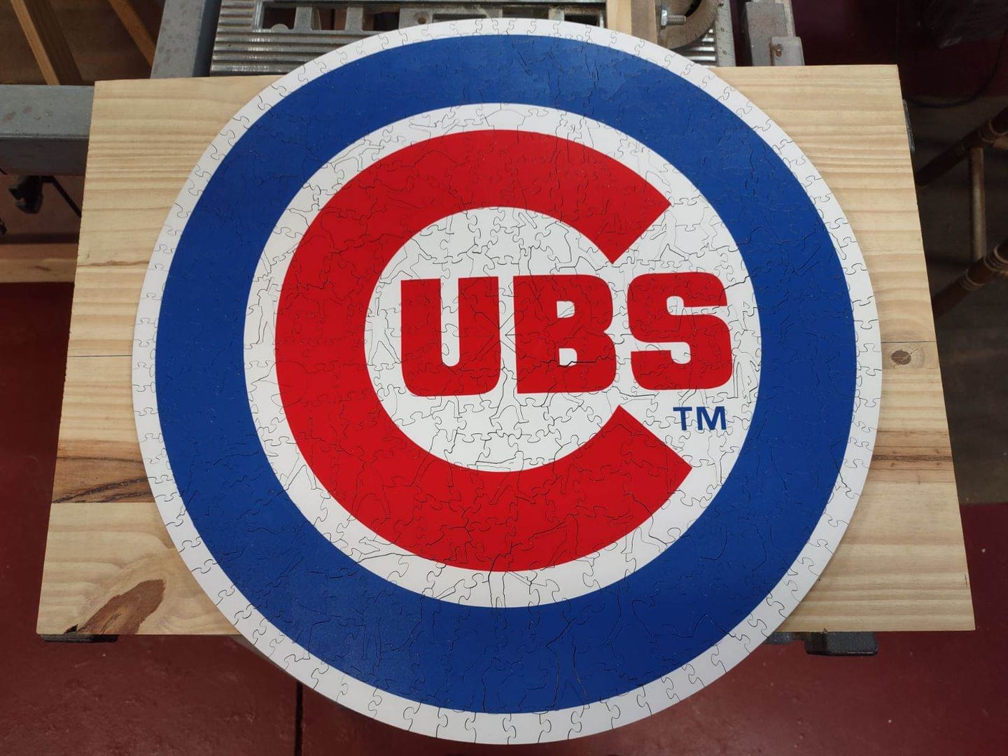 Customer photo review of Chicago Cubs™ - Wooden Puzzle