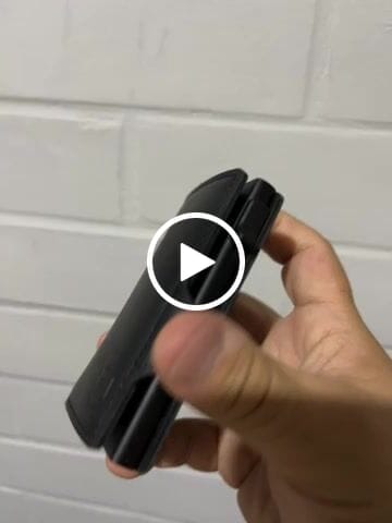Customer video review of Full Black Airtag