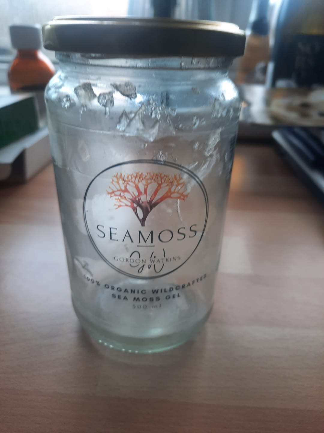 Customer photo review of Gold Sea Moss Gel - Made With Certified Organic Wildcrafted Sea Moss