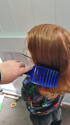 Customer photo review of My Sensory Space Detangling Hairbrush