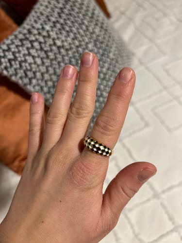 Customer photo review of Image Ring - Gold Plated