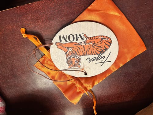 Customer photo review of Custom Wood Ornament - Single
