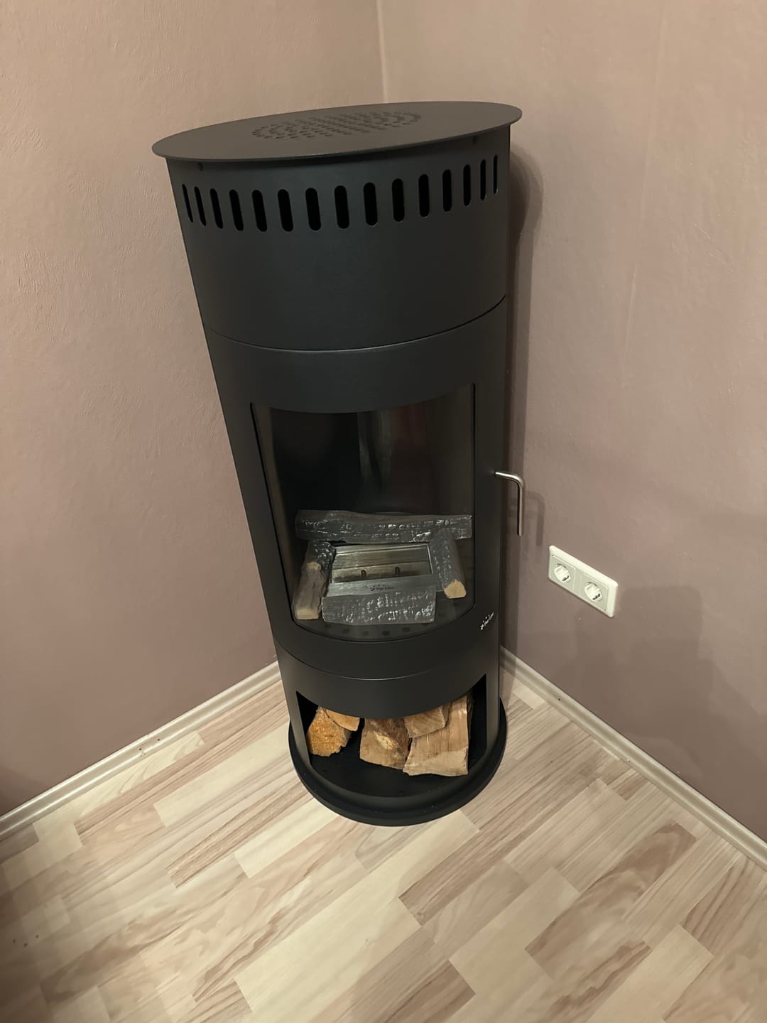 Customer photo review of Bioethanol Standkamin - Habe