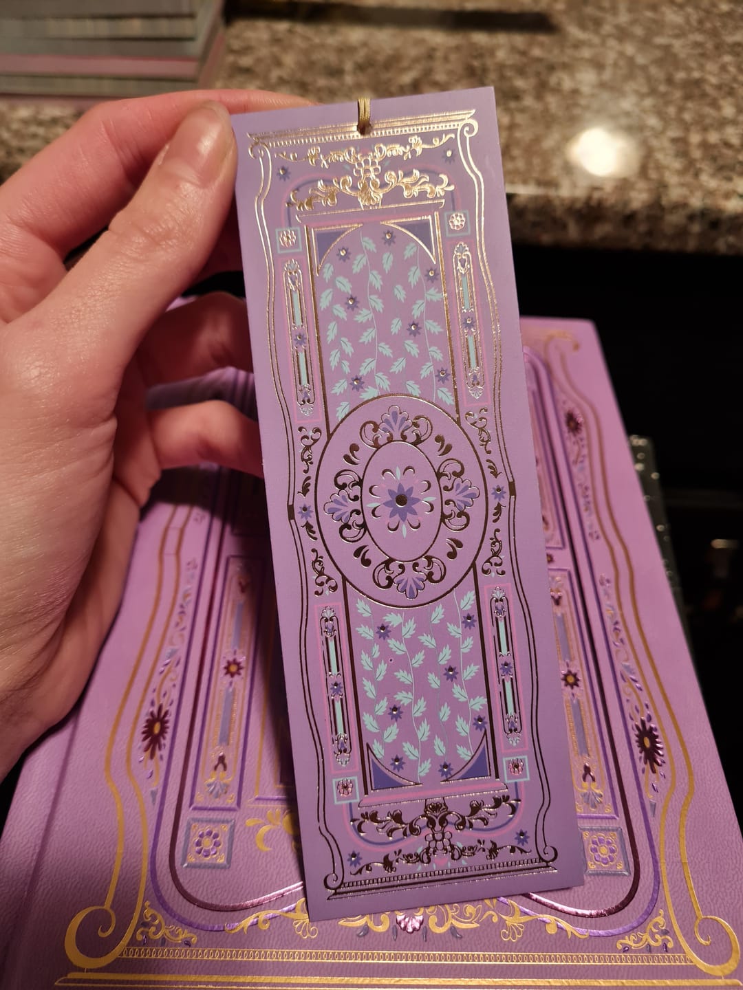 Customer photo review of Once Upon a Time Bookmark - Wisteria