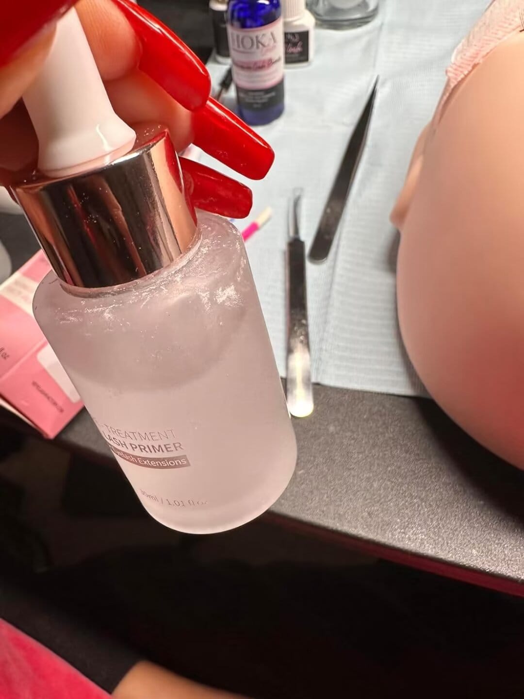 Customer photo review of PRE-TREATMENT Lash Primer 30ml