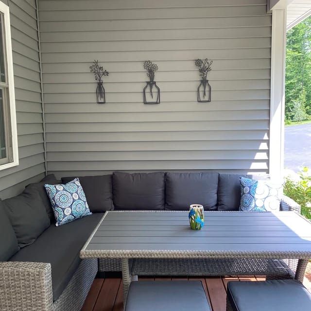 Customer photo review of Spring Flowers Metal Duvar Tablosu