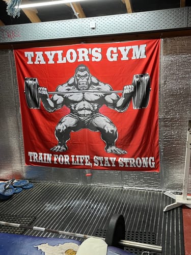 Customer photo review of Muscle Gorilla Gym Flag Train Like a Beast 11292