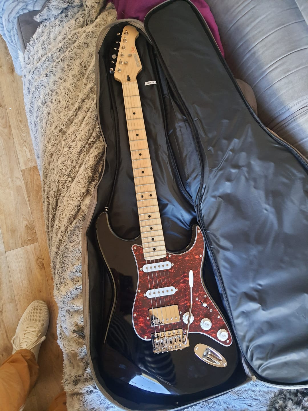 Customer photo review of Donner DST-152 Guitare électrique set débutant ST Type