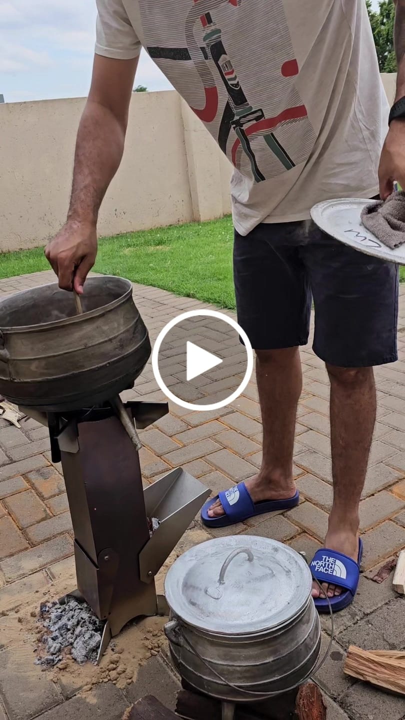 Customer video review of BraaiPlank™ ROCKETSTOVE+