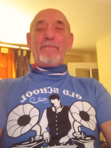 Customer photo review of Old School T-Shirt