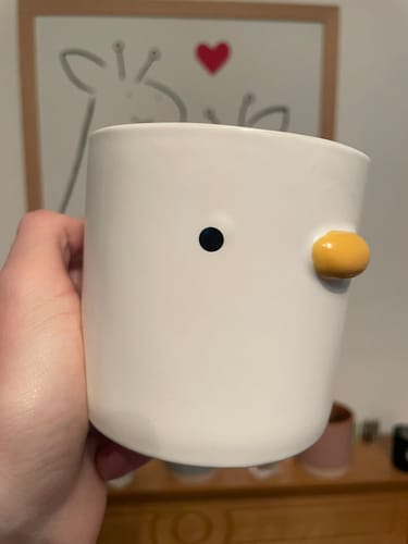 Customer photo review of Benson The Duck Coffee Mug Safety Ceramic Milk Latte Mugs duck mug
