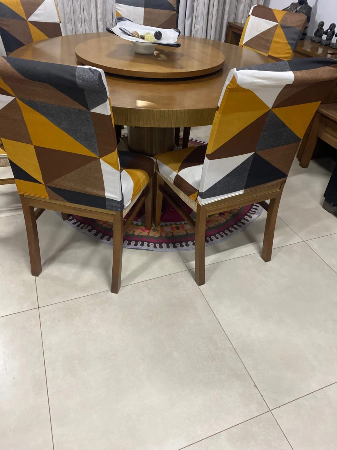 Customer photo review of Tapis rond style Perse