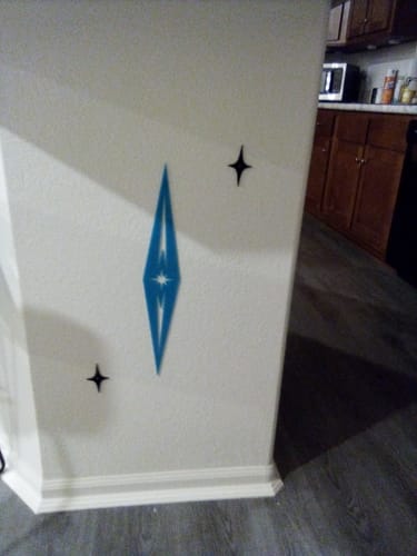 Customer photo review of Miniature 4 Point Star - 3 inches