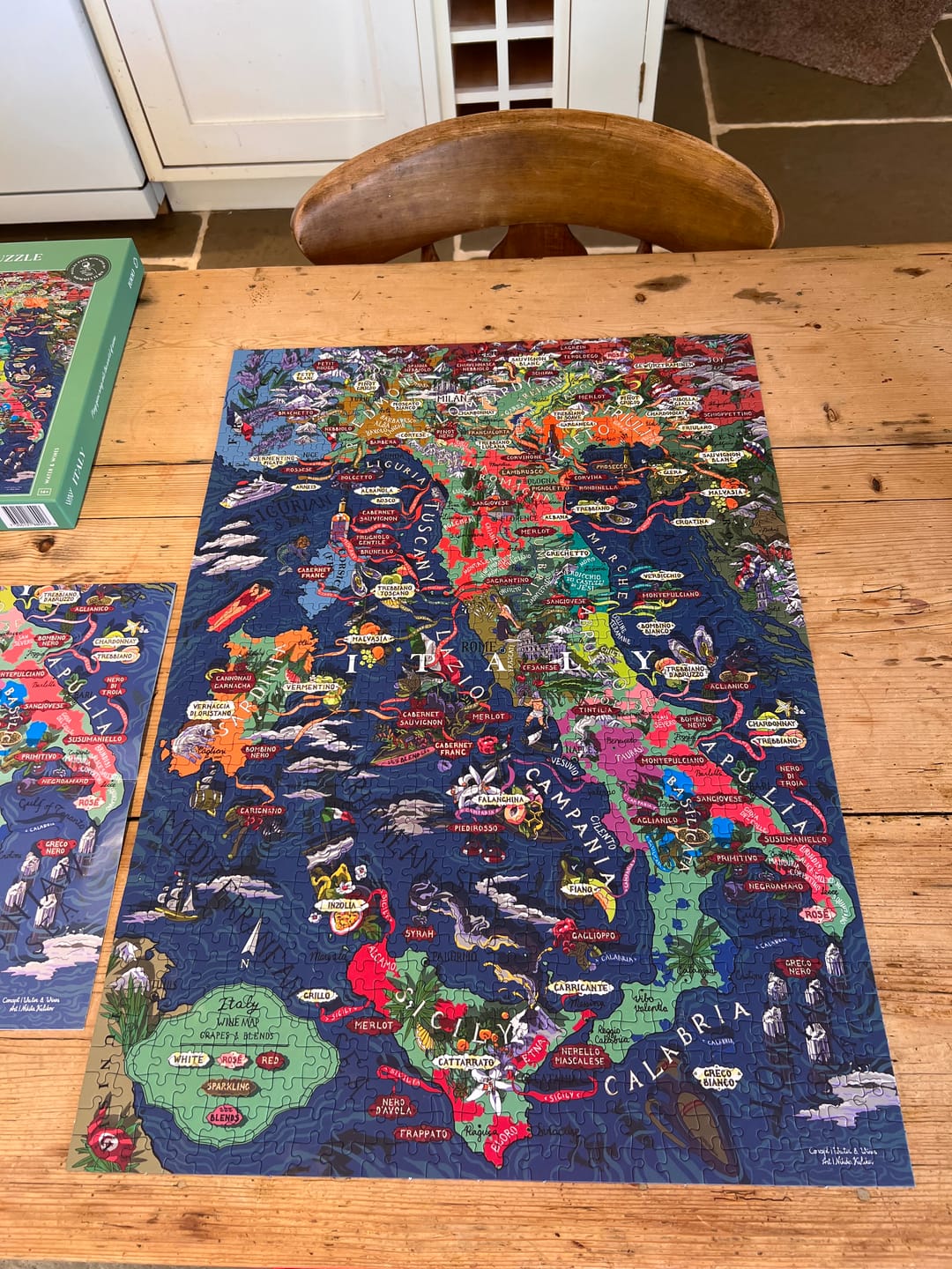 Customer photo review of Wine Puzzle - Italy