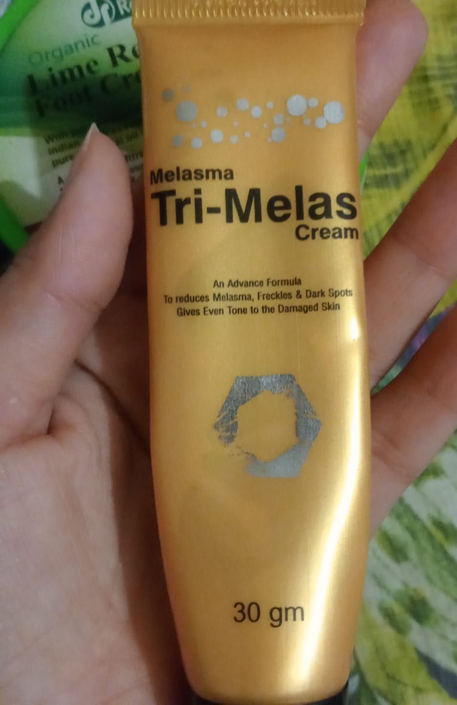 Customer photo review of Tri Melas Cream
