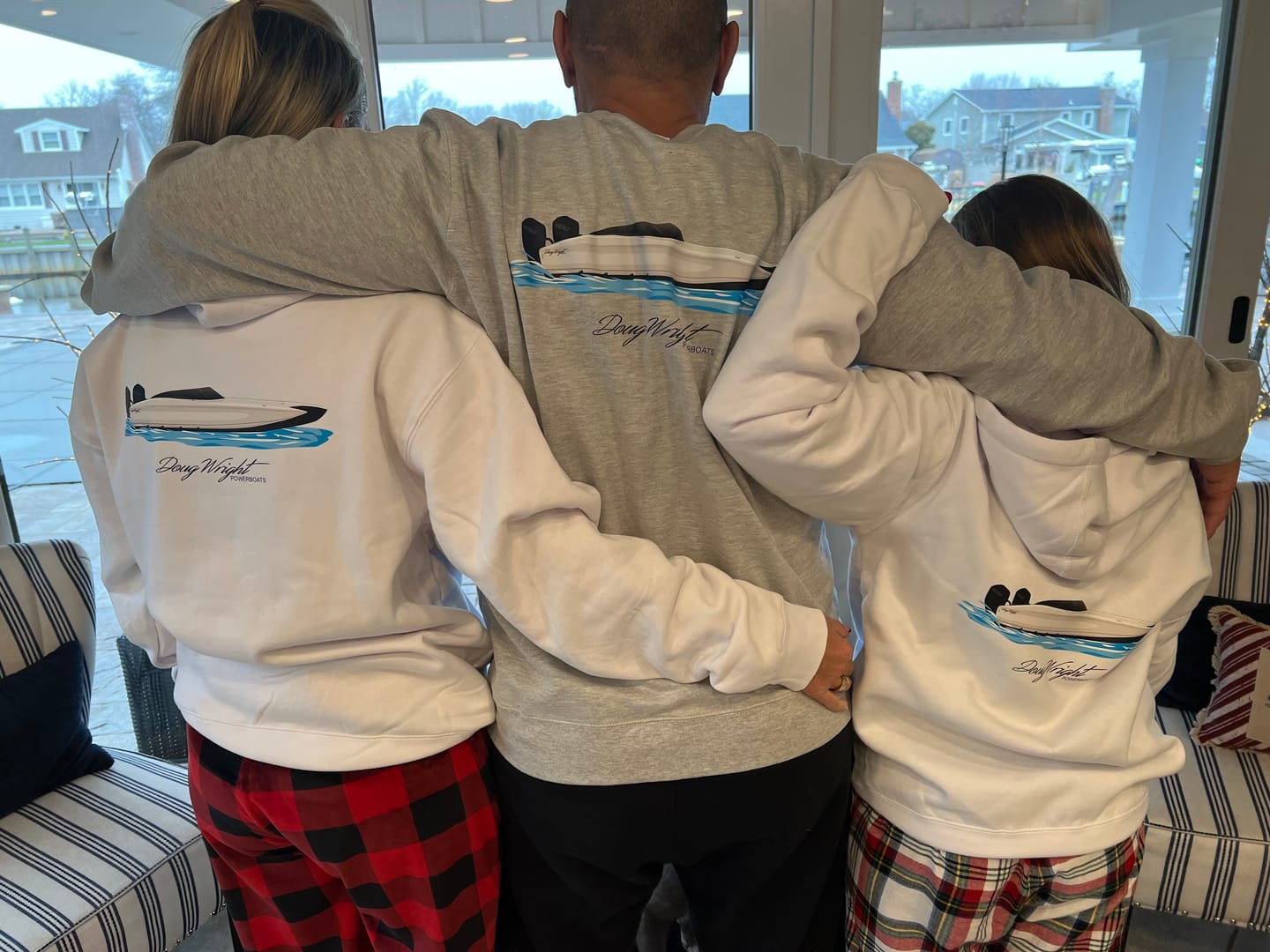 Customer photo review of Custom Crew Neck Sweatshirts