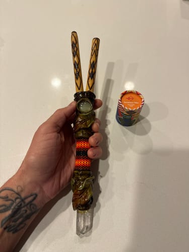 Customer photo review of Handmade Yawanawa Kuripes