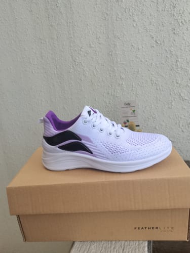 Customer photo review of UltraPlush Women's Sneakers