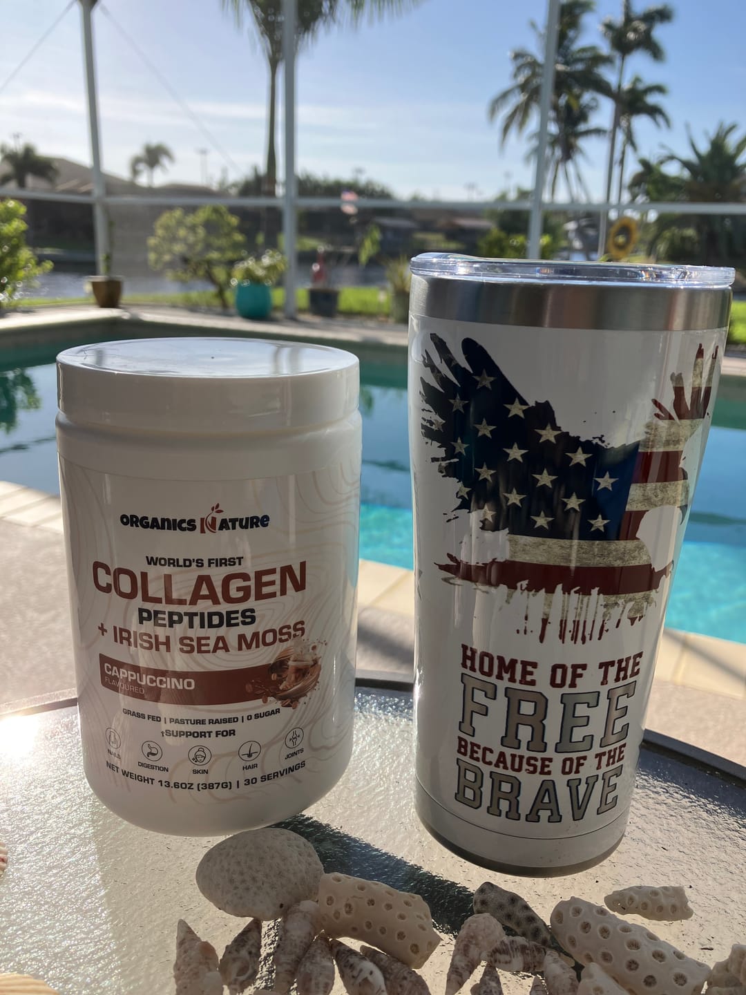 Customer photo review of Collagen Sea Moss Vanilla-Caramel 2 Tubs