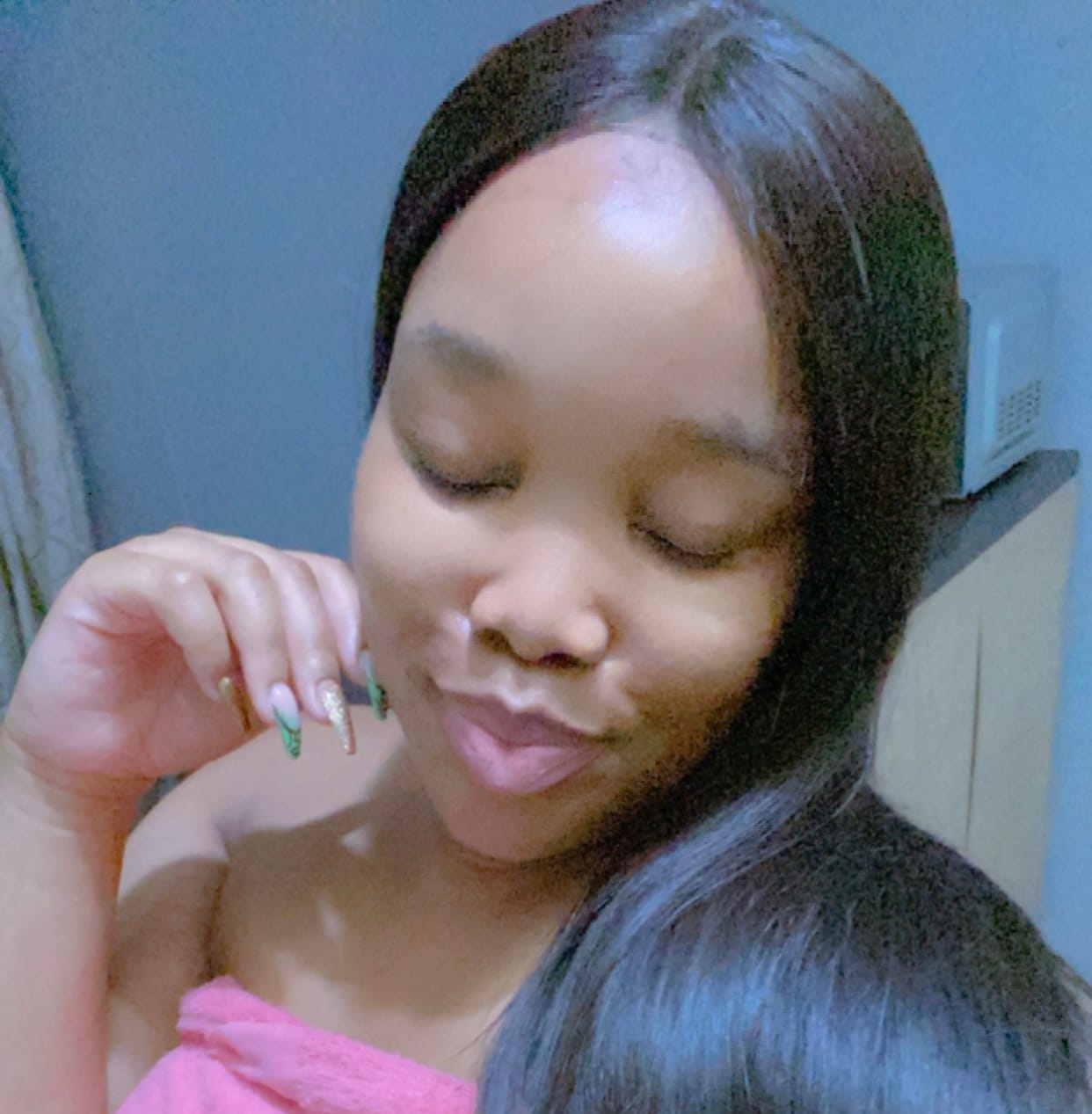 Customer photo review of Closures : Straight 3part Lace Closures