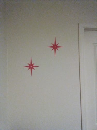 Customer photo review of The Sparkle - Mid-century Modern 8 Point Starburst