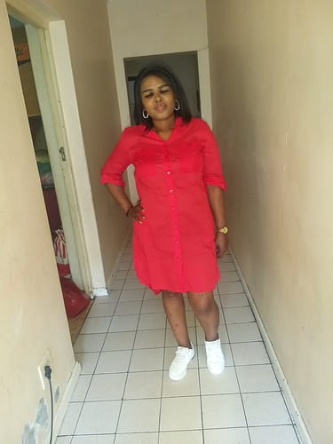 Customer photo review of Brazilian Lace Frontal Wig 10" & Brandy Water Wave Wig