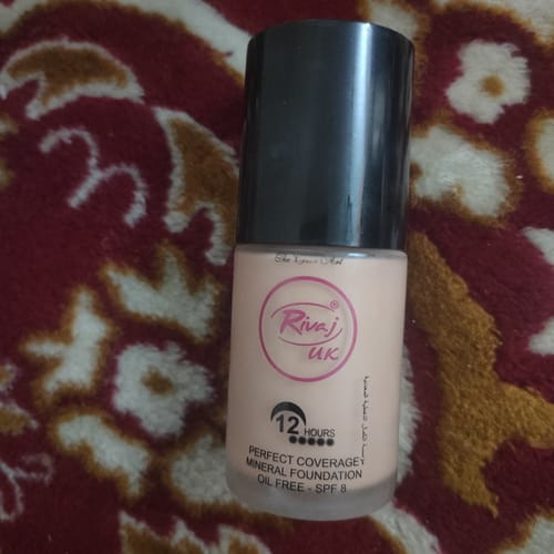 Customer photo review of Perfect Coverage Mineral Foundation