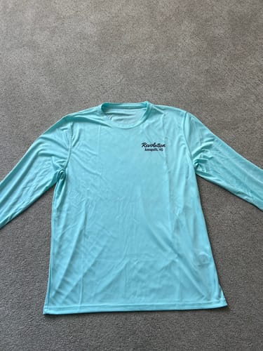 Customer photo review of Dri-Fit Custom Boat Shirts - Long Sleeve