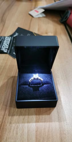 Customer photo review of 1.5ct Slovenia Engagement Ring