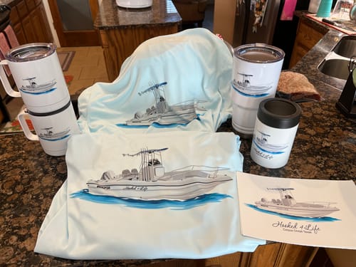 Customer photo review of Custom Metal Can Koozie