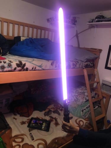 Customer photo review of Anakin Skywalker lightsaber - EpIX version