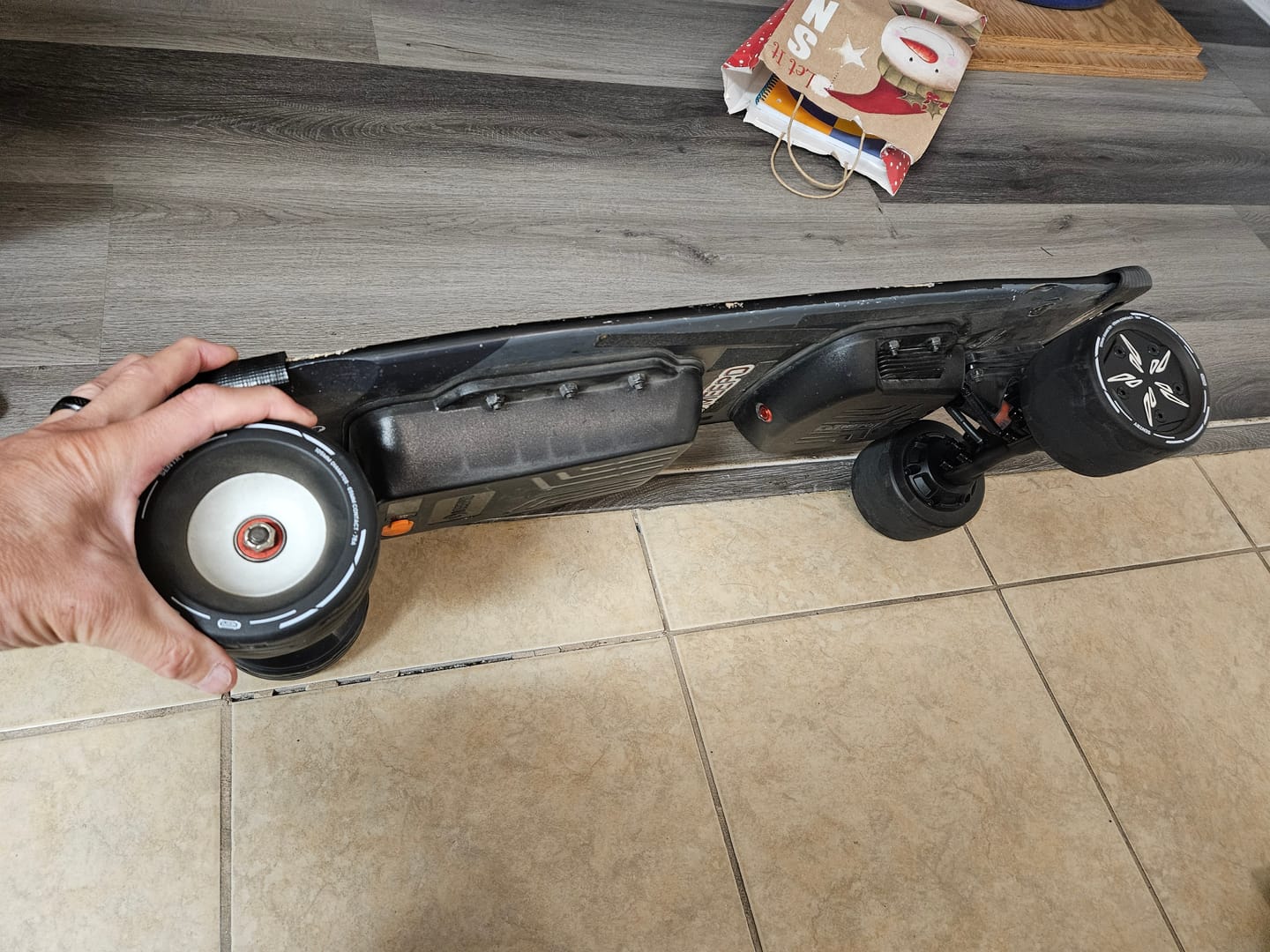 Customer photo review of Meepo Donut 105mm Hub Motor Kit